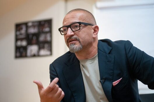 Вадзім Пракоп'еў на сустрэчы з дыяспарай у Берліне 4 лістапада 2023 года. Фота: «Позірк» Вадзім Пракоп'еў на сустрэчы з дыяспарай у Берліне 4 лістапада 2023 года. Фота: «Позірк»