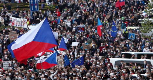 Пратэсты ў Чэхіі: Падобна да таго, што Земан выконвае заданні Масквы