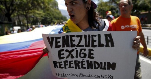 У Венесуэле праходзіць рэферэндум апазіцыі