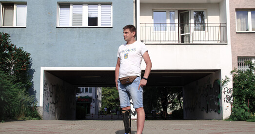 Георгій Сайкоўскі - мужчына, якому адарвала ступню на пратэстах у 2020