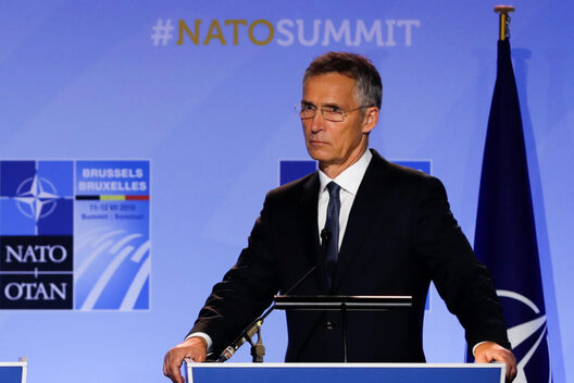 12 ліпеня 2018 года. Генеральны сакратар NATO Енс Стольтэнбэрг падчас шматбаковага спаткання NATO з Грузіяй і Украінай. Брусель, Бельгія. Фота – Yves Herman/Reuters 12 ліпеня 2018 года. Генеральны сакратар NATO Енс Стольтэнбэрг падчас шматбаковага спаткання NATO з Грузіяй і Украінай. Брусель, Бельгія. Фота – Yves Herman/Reuters