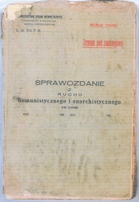 Справаздача пра дзейнасць камун. арг. у Польшчы ў 1929 г. Справаздача пра дзейнасць камун. арг. у Польшчы ў 1929 г.