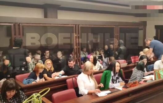 Судзяць абаронцаў Азоўсталі. Фота: кадр з відэа Судзяць абаронцаў Азоўсталі. Фота: кадр з відэа