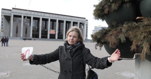 За акцыю пратэсту ў цэнтры Мінска грамадскай актывістцы прысудзілі 40 базавых адзінак штрафу