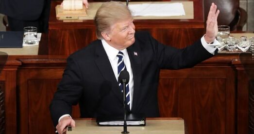 Трамп у кангрэсе: 1 трыльён даляраў для эканомікі і падтрымка НАТА