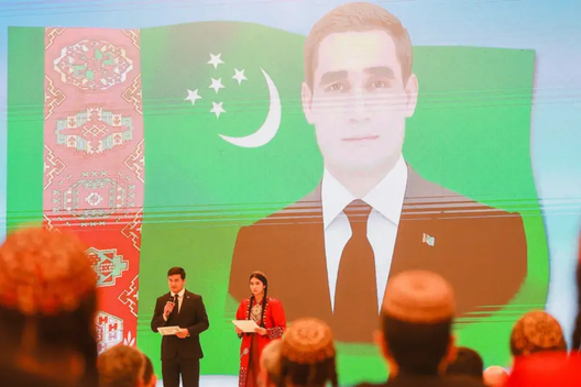 Медыяфорум «Туркменская зямля-цэнтр старажытных цывілізацый» у Ашхабадзе, сакавік 2024 года. Фота, Vladimir Smirnov/TASS Медыяфорум «Туркменская зямля-цэнтр старажытных цывілізацый» у Ашхабадзе, сакавік 2024 года. Фота, Vladimir Smirnov/TASS