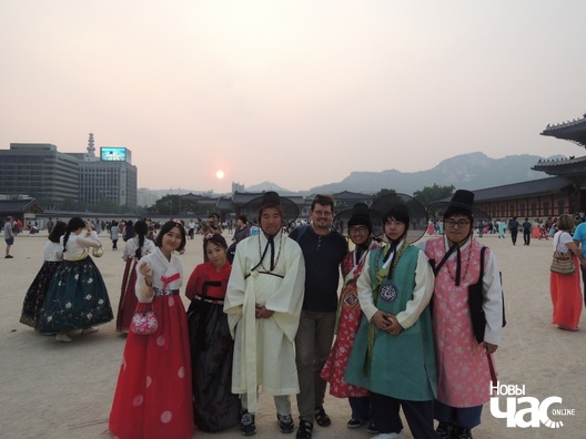 Андрэй Хадановіч у Сеуле Андрэй Хадановіч у Сеуле