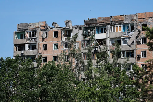 Разбурэнні ў акупаванай Аўдзееўцы. Фота Дзмітрый Ягадкін / ТАСС / Profimedia Разбурэнні ў акупаванай Аўдзееўцы. Фота Дзмітрый Ягадкін / ТАСС / Profimedia
