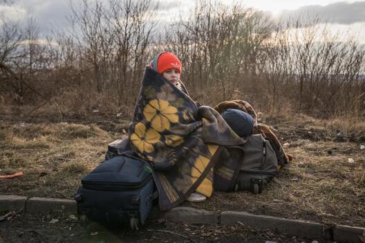 Украінскія дзеці цяпер жывуць (і паміраюць) на вайне. Ілюстрацыйная выява. UNICEF Украінскія дзеці цяпер жывуць (і паміраюць) на вайне. Ілюстрацыйная выява. UNICEF