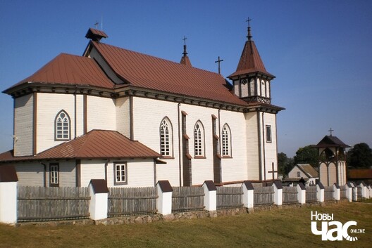 Вёска Паланечка. Касцёл Св. Юрыя (1751 г.), дзе хрысцілі Ігната Дамейку. Вёска Паланечка. Касцёл Св. Юрыя (1751 г.), дзе хрысцілі Ігната Дамейку. 