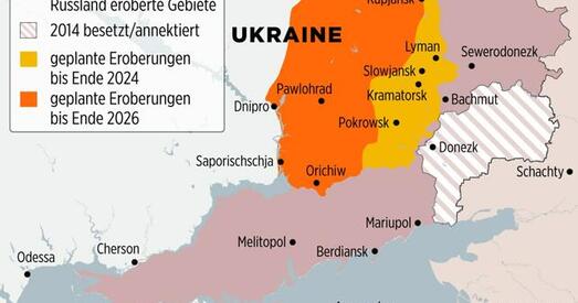 Пуцін плануе ваяваць з Украінай да 2026 года?