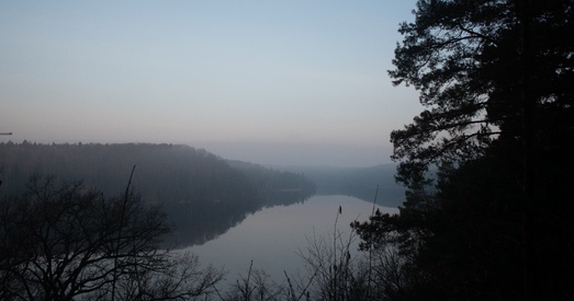 Світанак на Зялёных азёрах у Вільні (Фота)