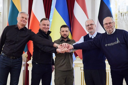 Прэзідэнты краін Балтыі і Польшчы. Фота: Svidomi Прэзідэнты краін Балтыі і Польшчы. Фота: Svidomi