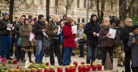 Акцыя «Вяртанне імёнаў» у Маскве