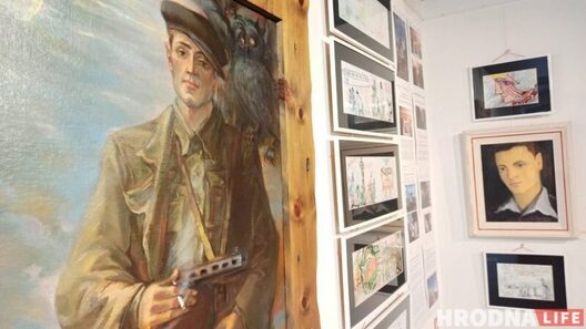 Партрэт Яўгена Жыхара на выставе ў «Цэнтры гарадскога жыцця». Магчыма, ён стаў прычынай прыходу АМАПа. Фота: Ірына Новік Партрэт Яўгена Жыхара на выставе ў «Цэнтры гарадскога жыцця». Магчыма, ён стаў прычынай прыходу АМАПа. Фота: Ірына Новік