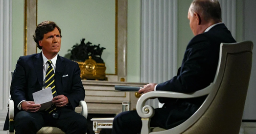 Такер Карлсан і Уладзімір Пуцін: Аб чым інтэрв'ю?