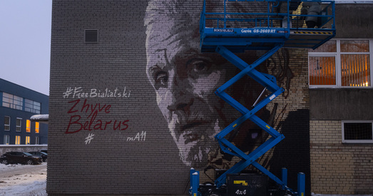 Алесь Бяляцкі ў Вільні