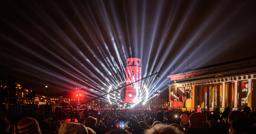 «Партал часу» ў Вільні. Шмат фота з пачатку фестывалю святла