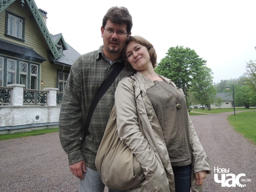 Андрэй Хадановіч з Марынай у Эстоніі Андрэй Хадановіч з Марынай у Эстоніі