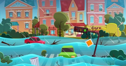 Дасье ў карыкатурах: Германія пад вадой