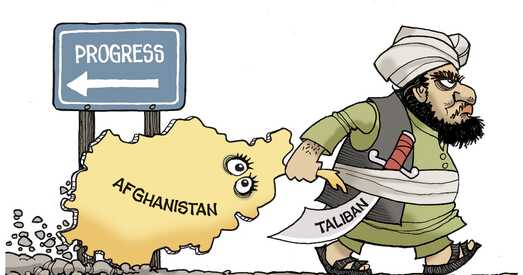 Дасье ў карыкатурах: якім будзе Афганістан пры талібах?