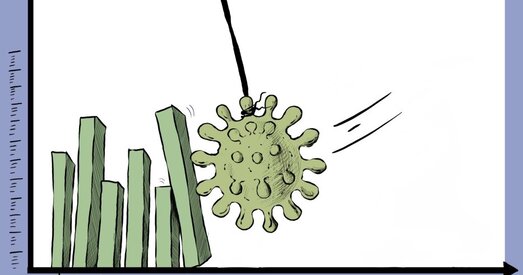 Дасье ў карыкатурах: Якім краінам вірус нясе рэвалюцыі?