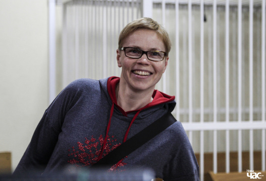 Марына Золатава ў час суда па «справе БелТА» Марына Золатава ў час суда па «справе БелТА»