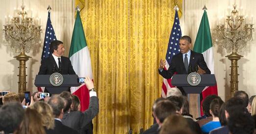 Абама заклікаў Еўропу пакінуць у сіле санкцыі супраць Расіі