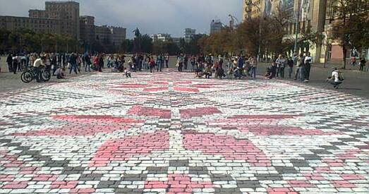 Харкаў: мелаванка, партызаны, аўтамат... Фотарэпартаж