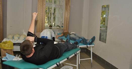 Больш за 70 літраў крыві здалі студэнты гомельскага ўніверсітэта