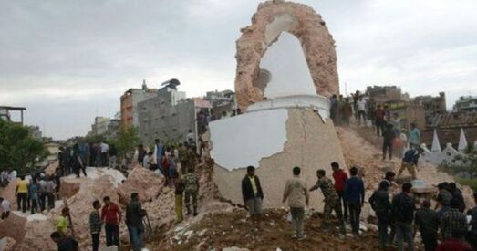 Магутны землятрус у Непале: больш за 560 загінулых