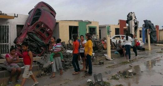 На Мексіку і Тэхас абрынуўся магутны тарнада