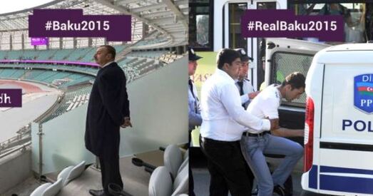 Азербайджан: Еўрапейскія гульні ў краіне палітвязняў