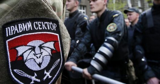 "Правы сектар" заклікаў украінскіх вайскоўцаў не выконваць загады ўлады і пакінуў пазіцыі ў зоне АТА