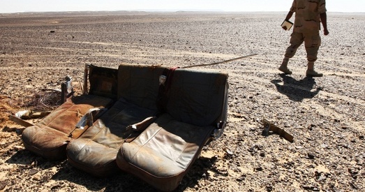 Брытанскія спецслужбы мяркуюць, што самалёт A321 над Егіптам мог быць узарваны бомбай