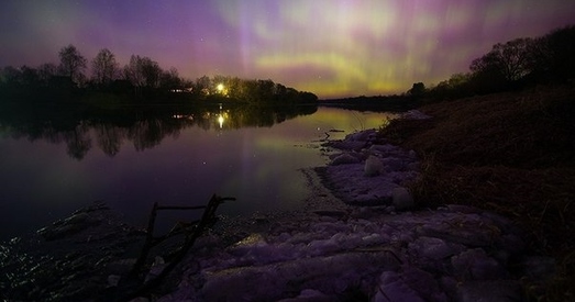 Беларусы змаглі ўбачыць паўночнае ззянне — фотафакт