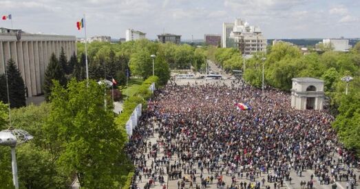 У Малдове праходзіць маштабны антыўрадавы мітынг