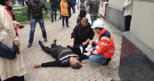 Мітынг у Данецку: 25 чалавек параненыя, 7 — у закладніках