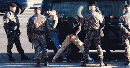 Антыфашыстаў вінавацяць у непадпарадкаванні супрацоўнікам міліцыі