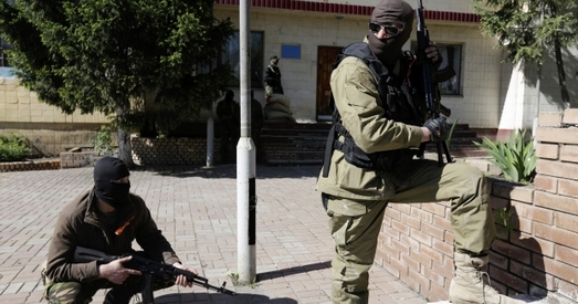 У Арцёмаўску баевікі захапілі гарвыканкам і заблакавалі выбарчую камісію