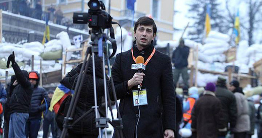 Журналіста Алеся Баразенку пабілі ў Данецку