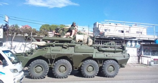 Фотафакт: калона расійскай ваеннай тэхнікі ў Сірыі