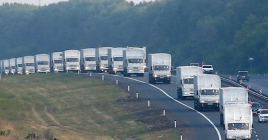 Украінскую мяжу перасеклі ўжо 145 грузавікоў з Расіі