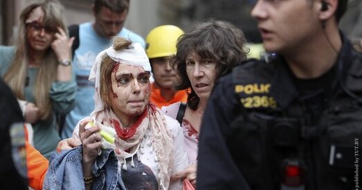 Моцны выбух у Празе. Ёсць параненыя