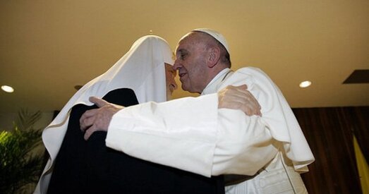 Гістарычная сустрэча Папы Рымскага і Патрыярха Маскоўскага і ўсяе Русі скончылася падпісаннем сумеснай дэкларацыі