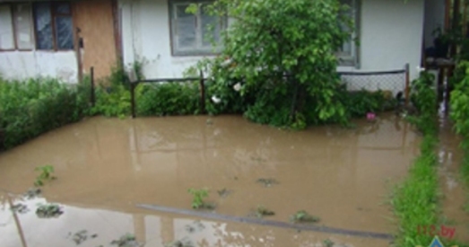 У Гродне за 3 гадзіны выпала 15-дзённая норма ападкаў