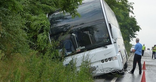 У Балгарыі аўтобус з беларускімі дзецьмі з'ехаў у кювет, пацярпелых няма