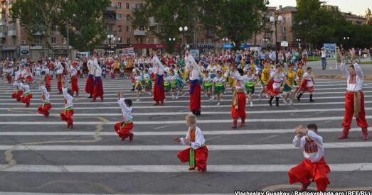 У Херсоне ўстанавілі рэкорд па масавым выкананні гапака