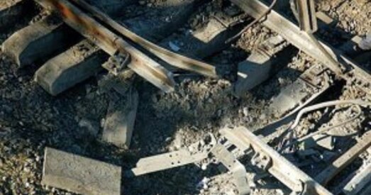 У Харкаве ўзарвалі грузавы цягнік