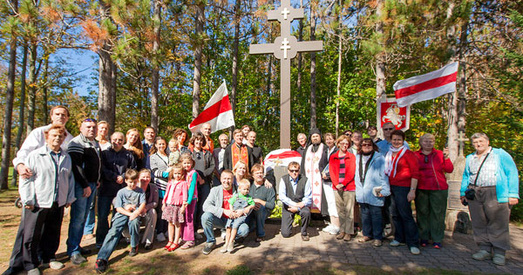 Беларусы аднавілі Еўфрасіннеўскі крыж у Канадзе